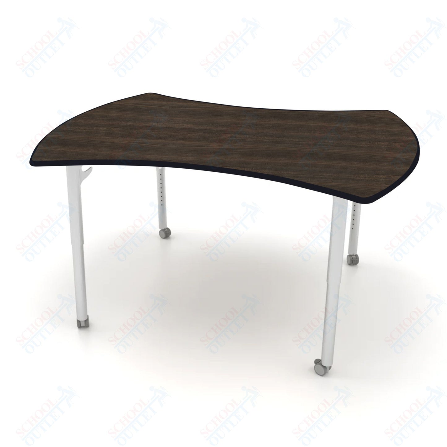 CEF ESTO Table 60" x 52" HPL on Particle Board w/ T-Molding Top and Adjustable Height Legs