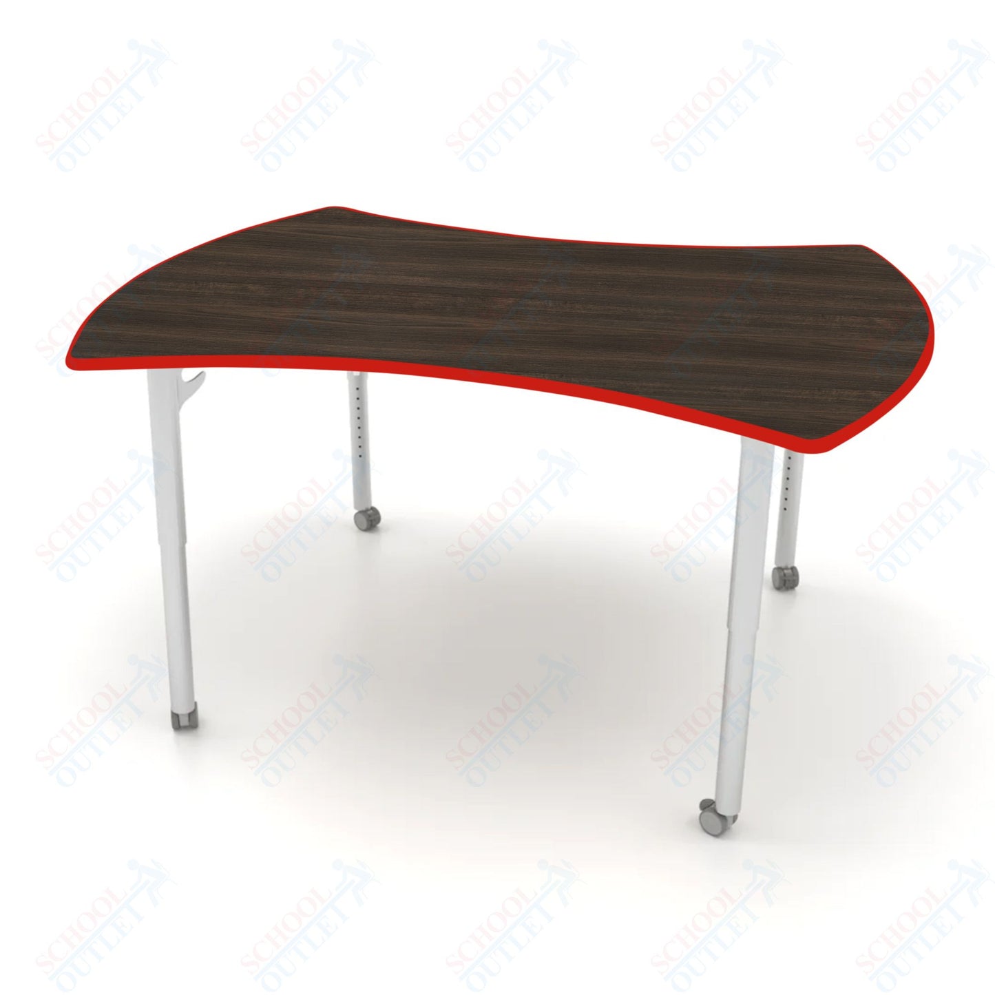 CEF ESTO Table 60" x 52" HPL on Particle Board w/ T-Molding Top and Adjustable Height Legs