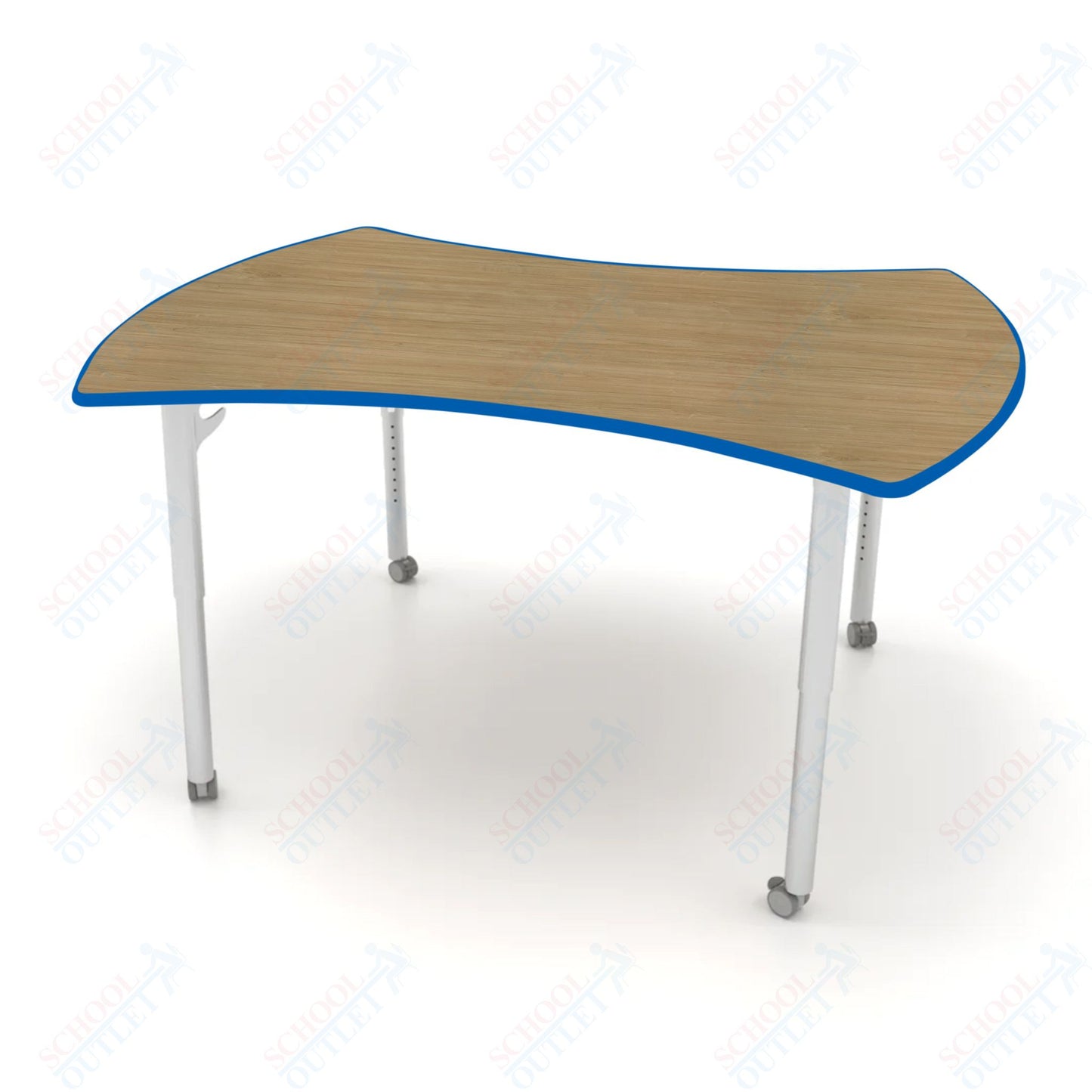CEF ESTO Table 60" x 52" HPL on Particle Board w/ T-Molding Top and Adjustable Height Legs