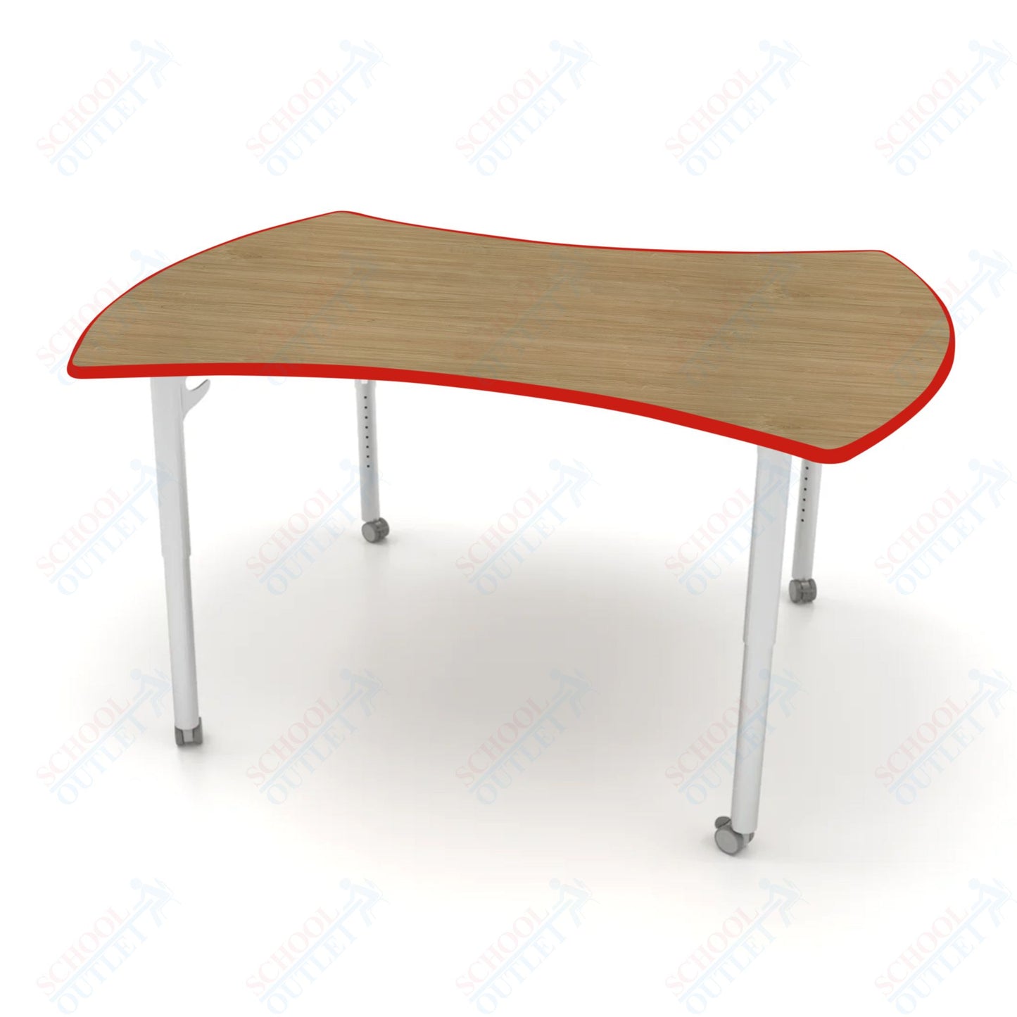 CEF ESTO Table 60" x 52" HPL on Particle Board w/ T-Molding Top and Adjustable Height Legs
