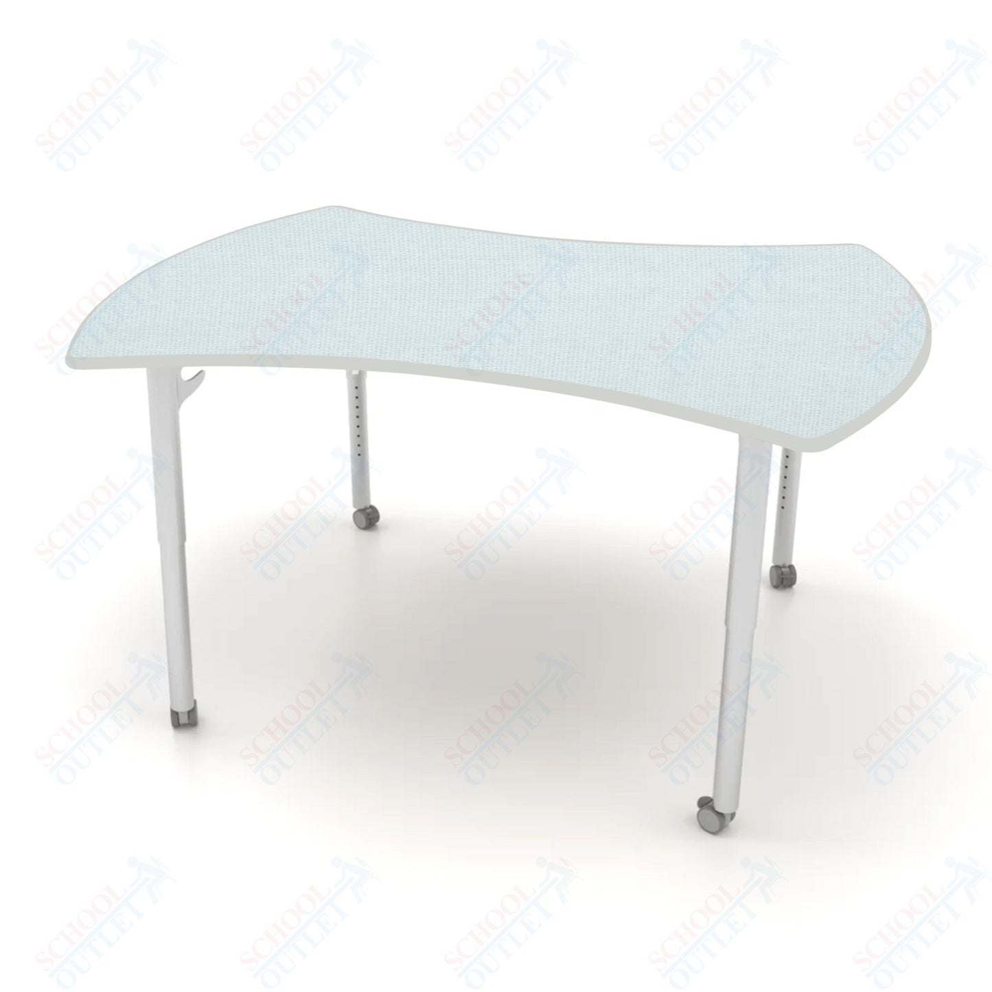 CEF ESTO Table 60" x 52" HPL on Particle Board w/ T-Molding Top and Adjustable Height Legs