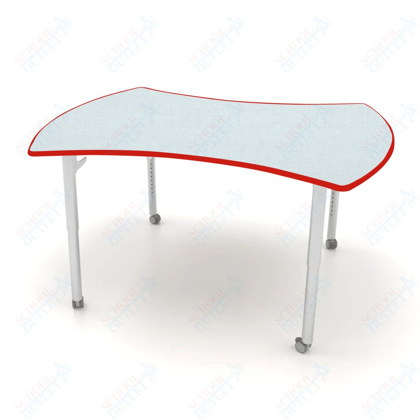 CEF ESTO Table 60" x 52" HPL on Particle Board w/ T-Molding Top and Adjustable Height Legs