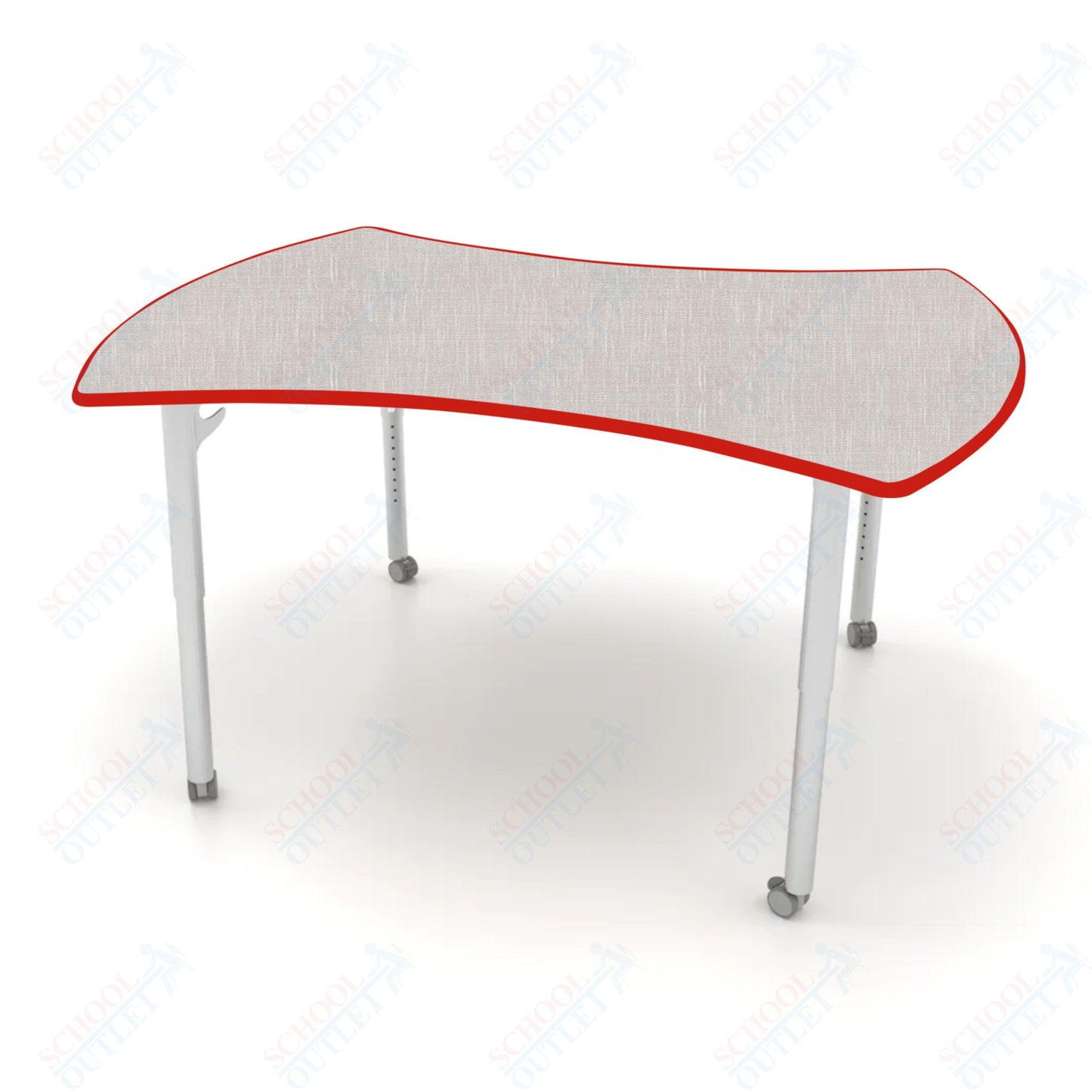 CEF ESTO Table 60" x 52" HPL on Particle Board w/ T-Molding Top and Adjustable Height Legs