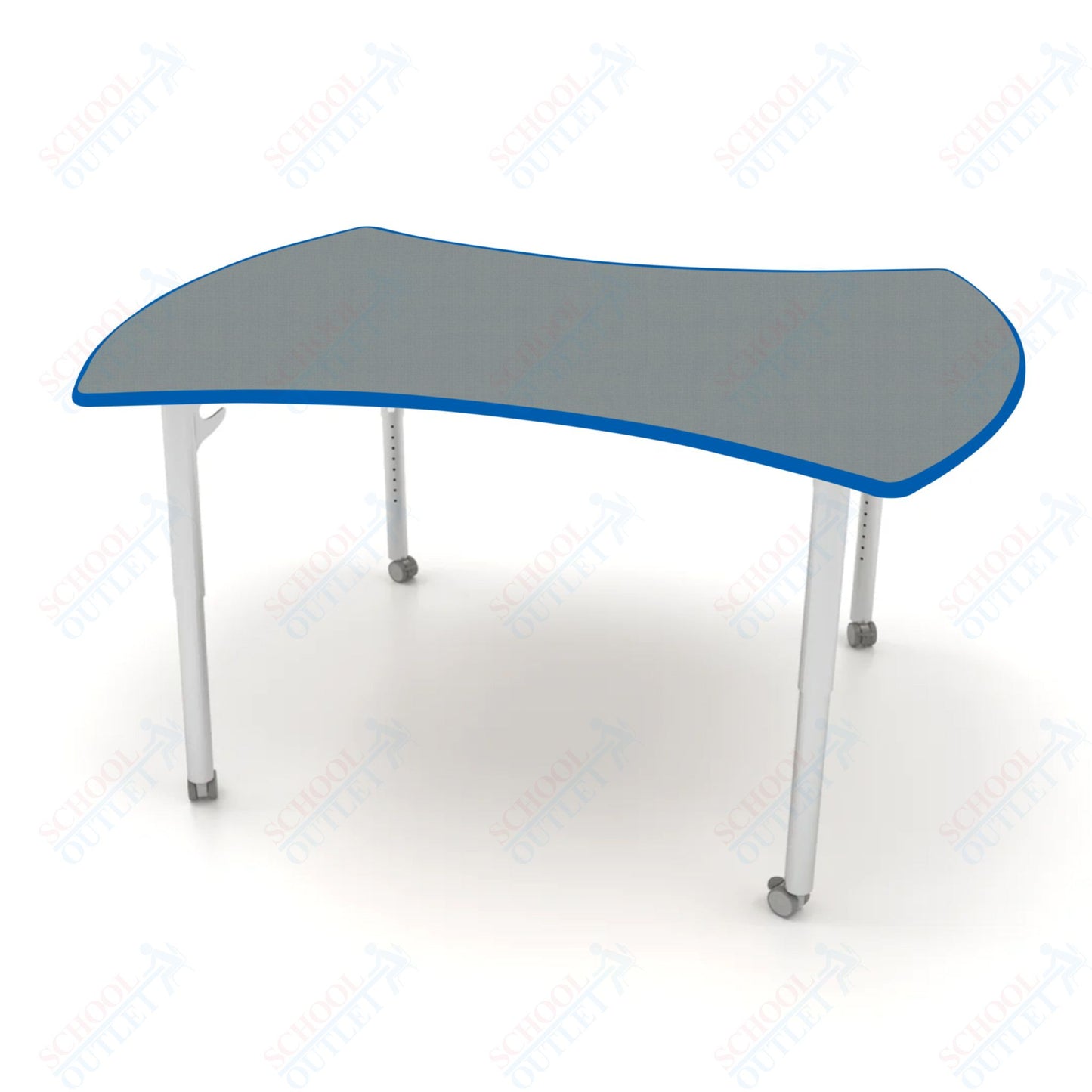 CEF ESTO Table 60" x 52" HPL on Particle Board w/ T-Molding Top and Adjustable Height Legs