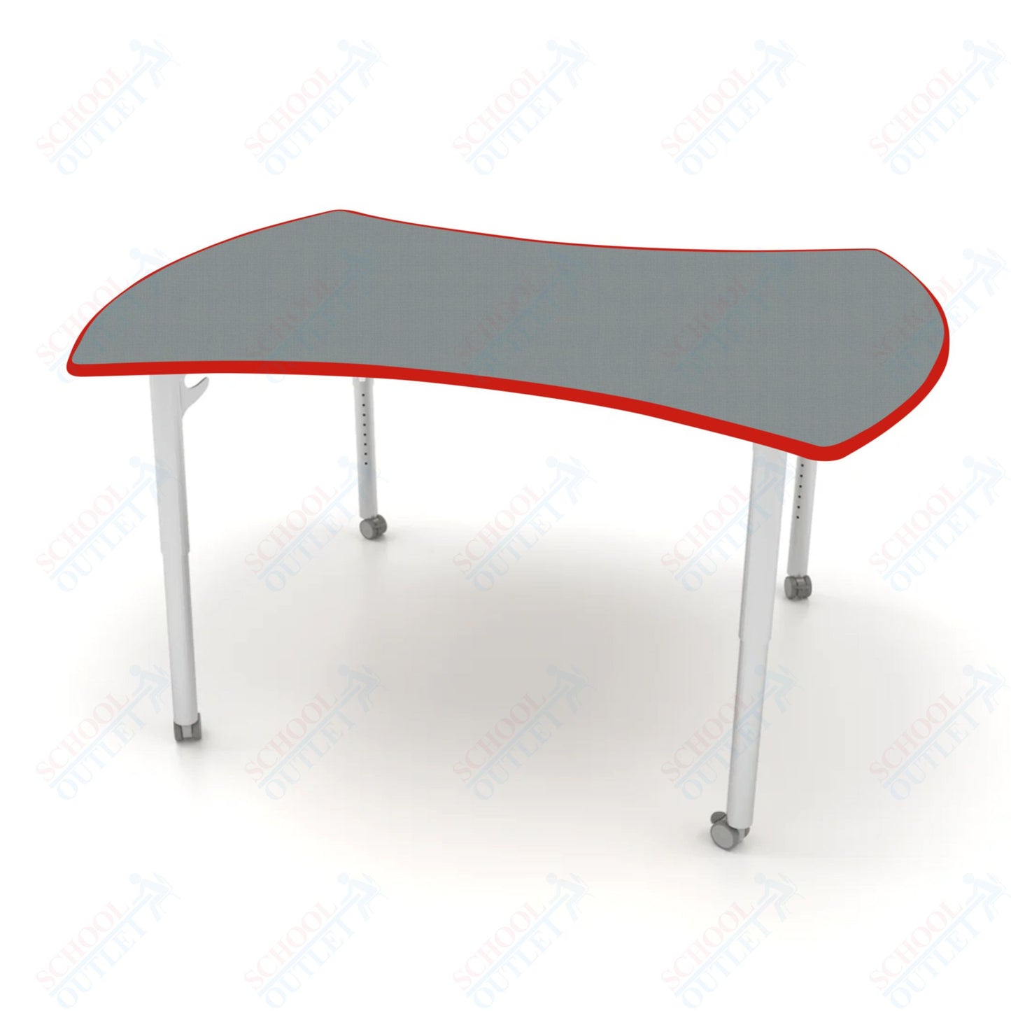 CEF ESTO Table 60" x 52" HPL on Particle Board w/ T-Molding Top and Adjustable Height Legs