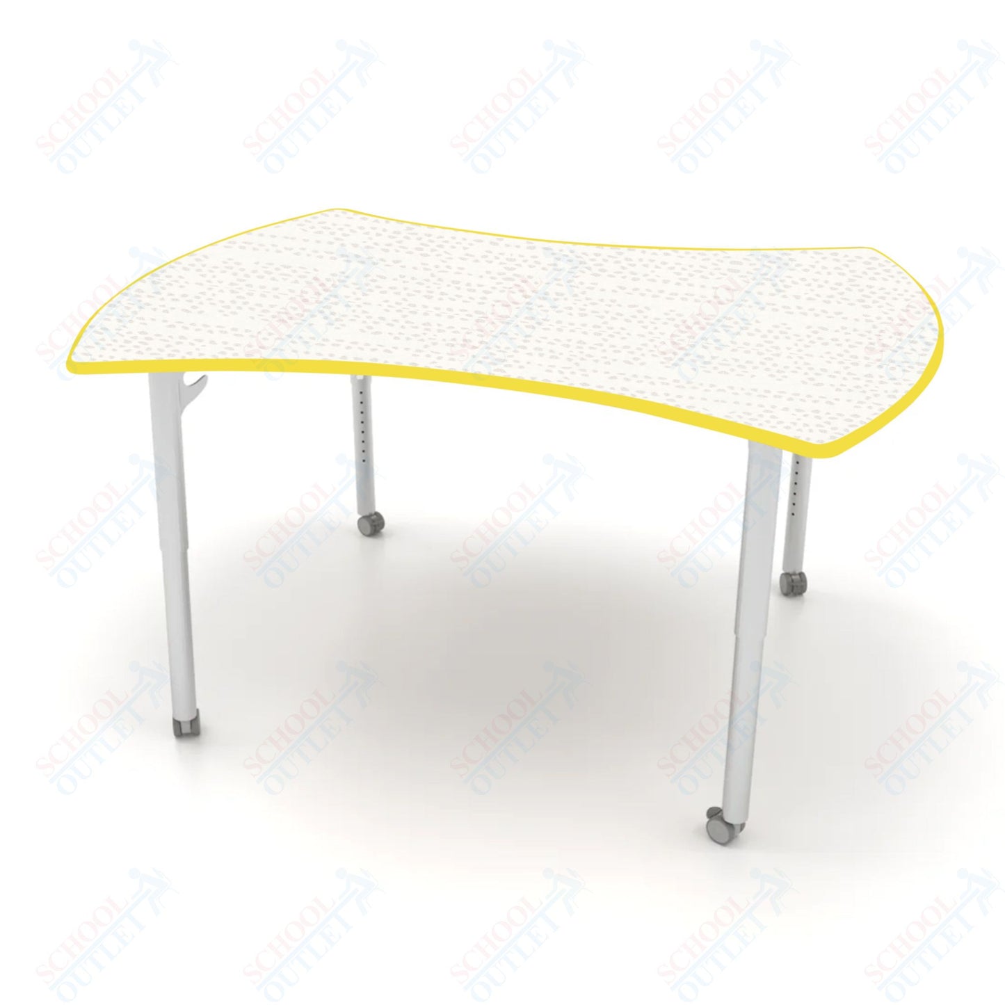 CEF ESTO Table 60" x 52" HPL on Particle Board w/ T-Molding Top and Adjustable Height Legs