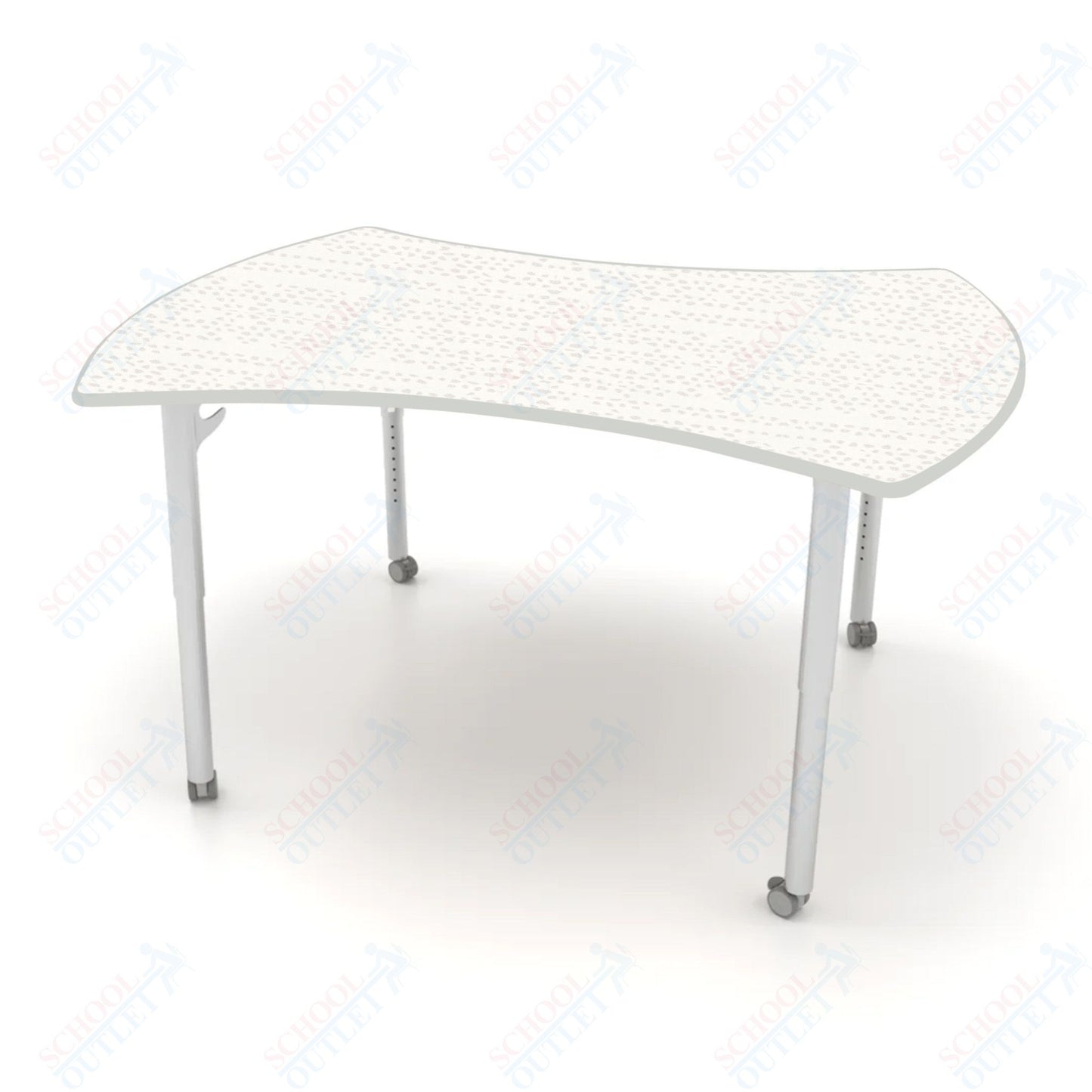 CEF ESTO Table 60" x 52" HPL on Particle Board w/ T-Molding Top and Adjustable Height Legs