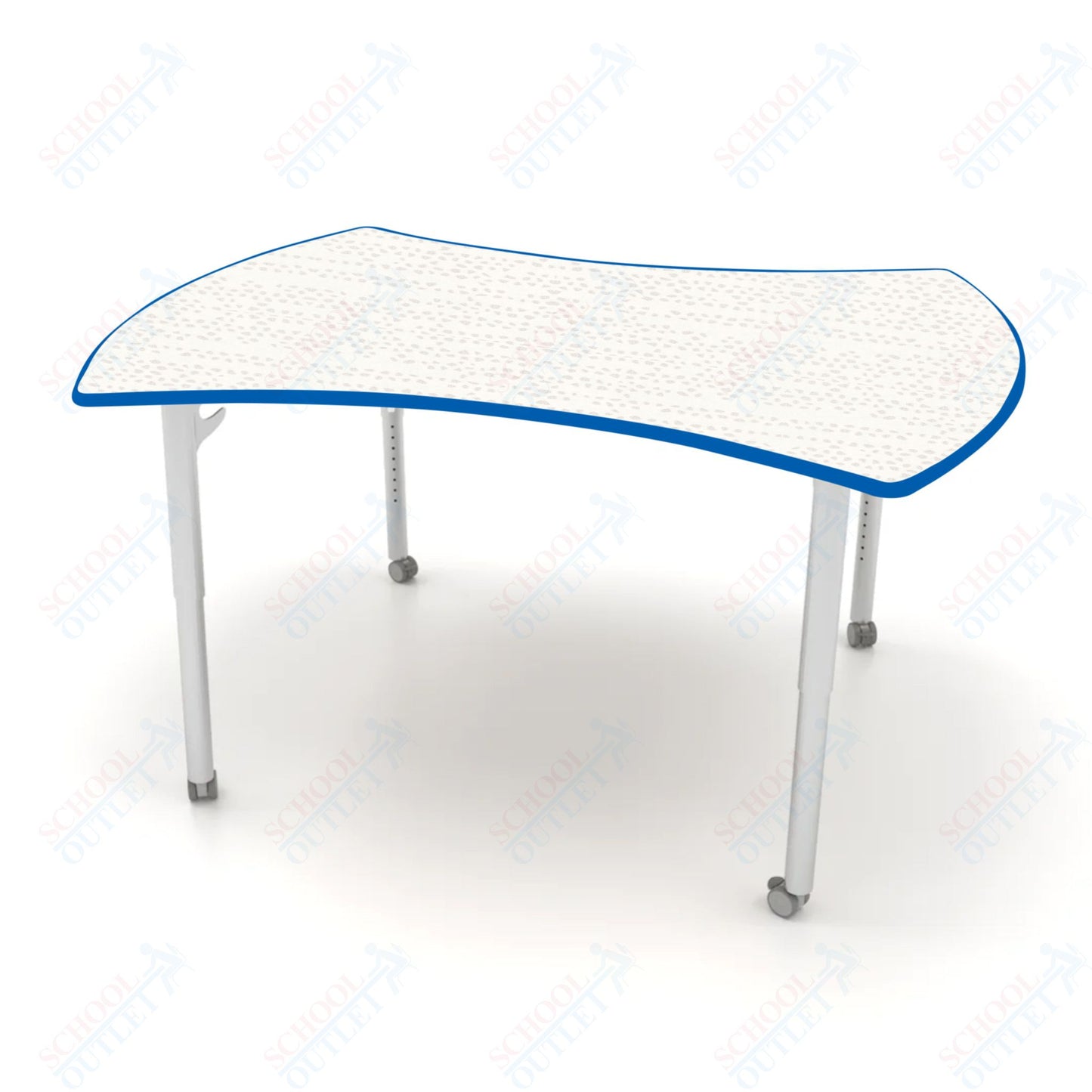 CEF ESTO Table 60" x 52" HPL on Particle Board w/ T-Molding Top and Adjustable Height Legs