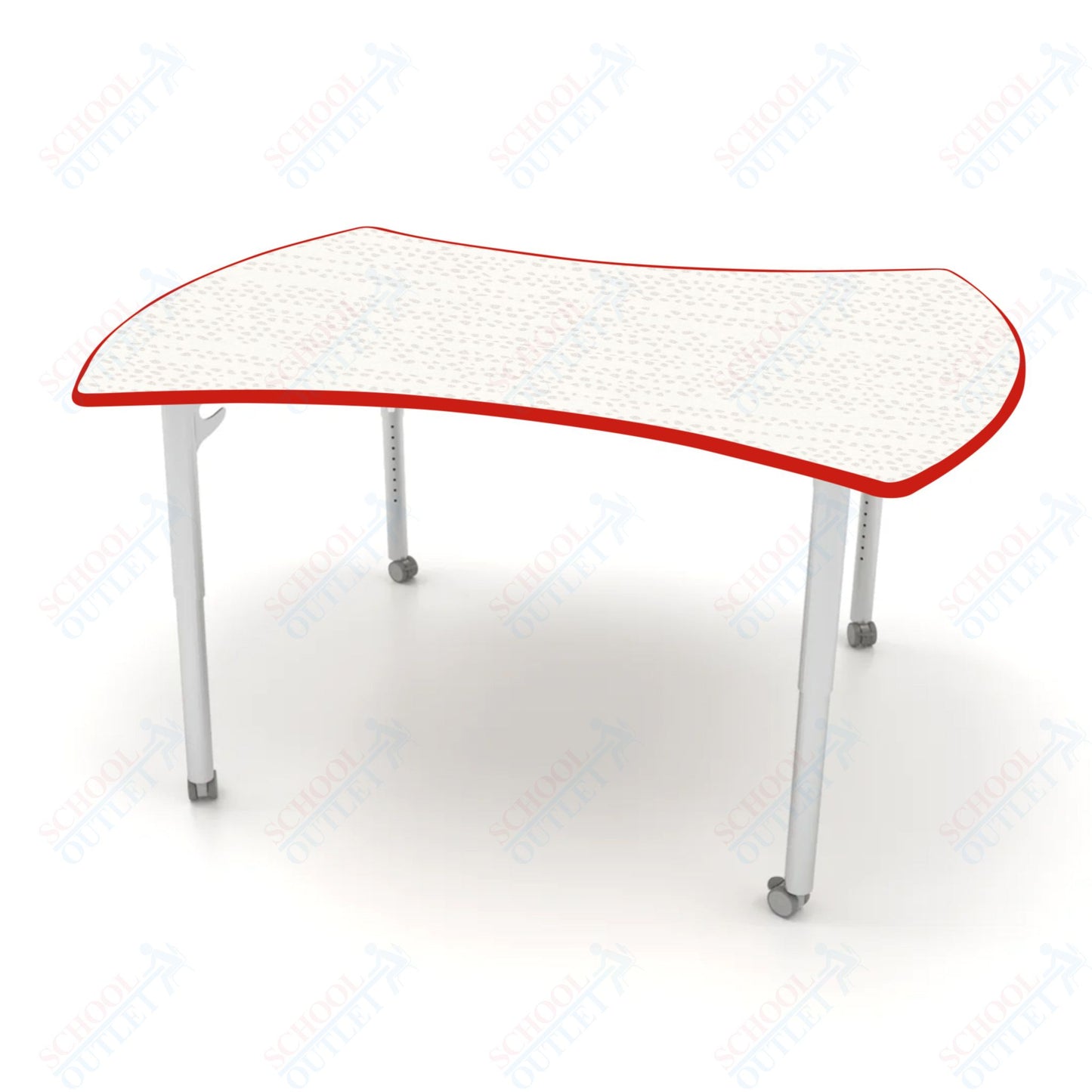 CEF ESTO Table 60" x 52" HPL on Particle Board w/ T-Molding Top and Adjustable Height Legs