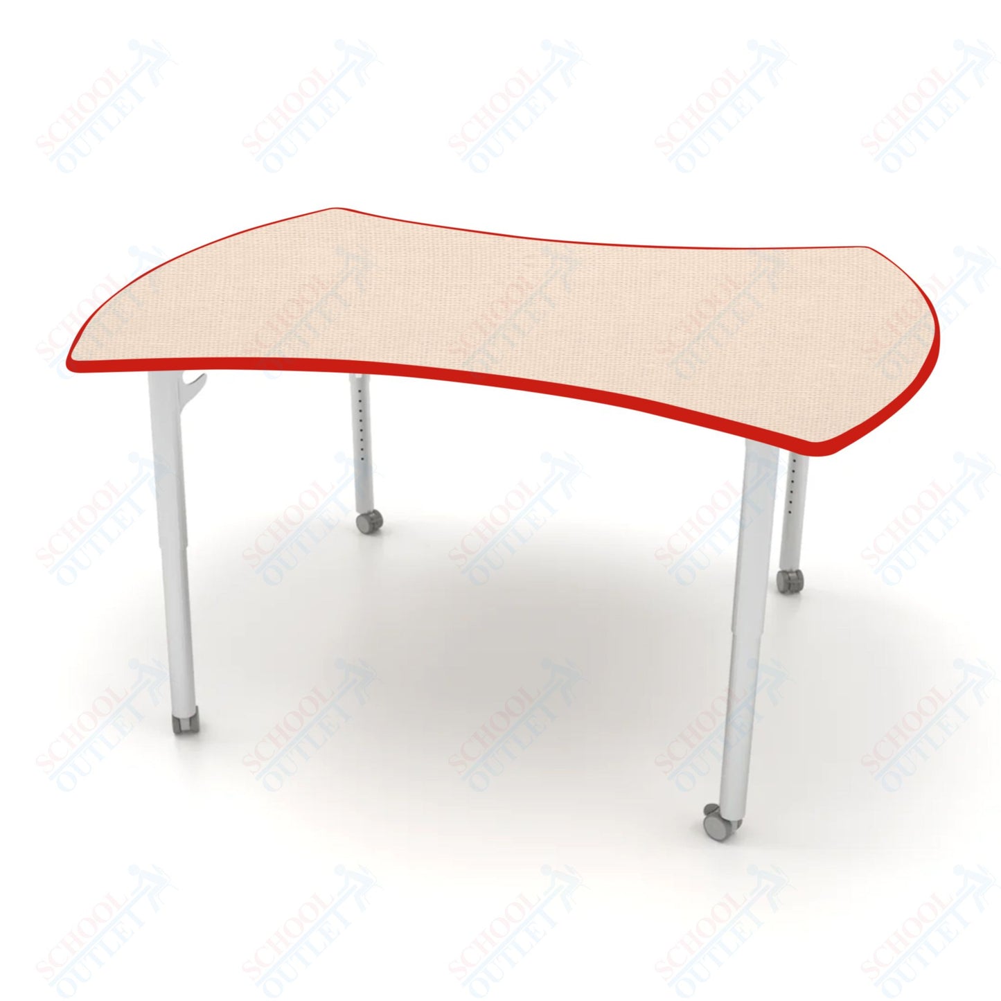 CEF ESTO Table 60" x 52" HPL on Particle Board w/ T-Molding Top and Adjustable Height Legs