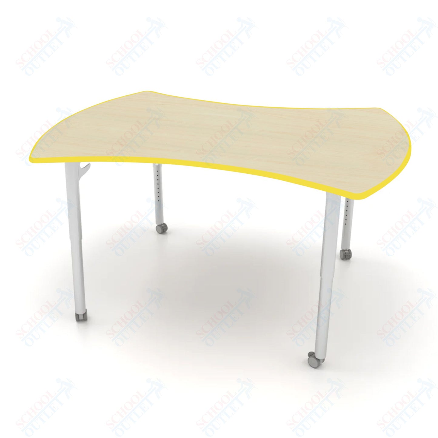 CEF ESTO Table 60" x 52" HPL on Particle Board w/ T-Molding Top and Adjustable Height Legs
