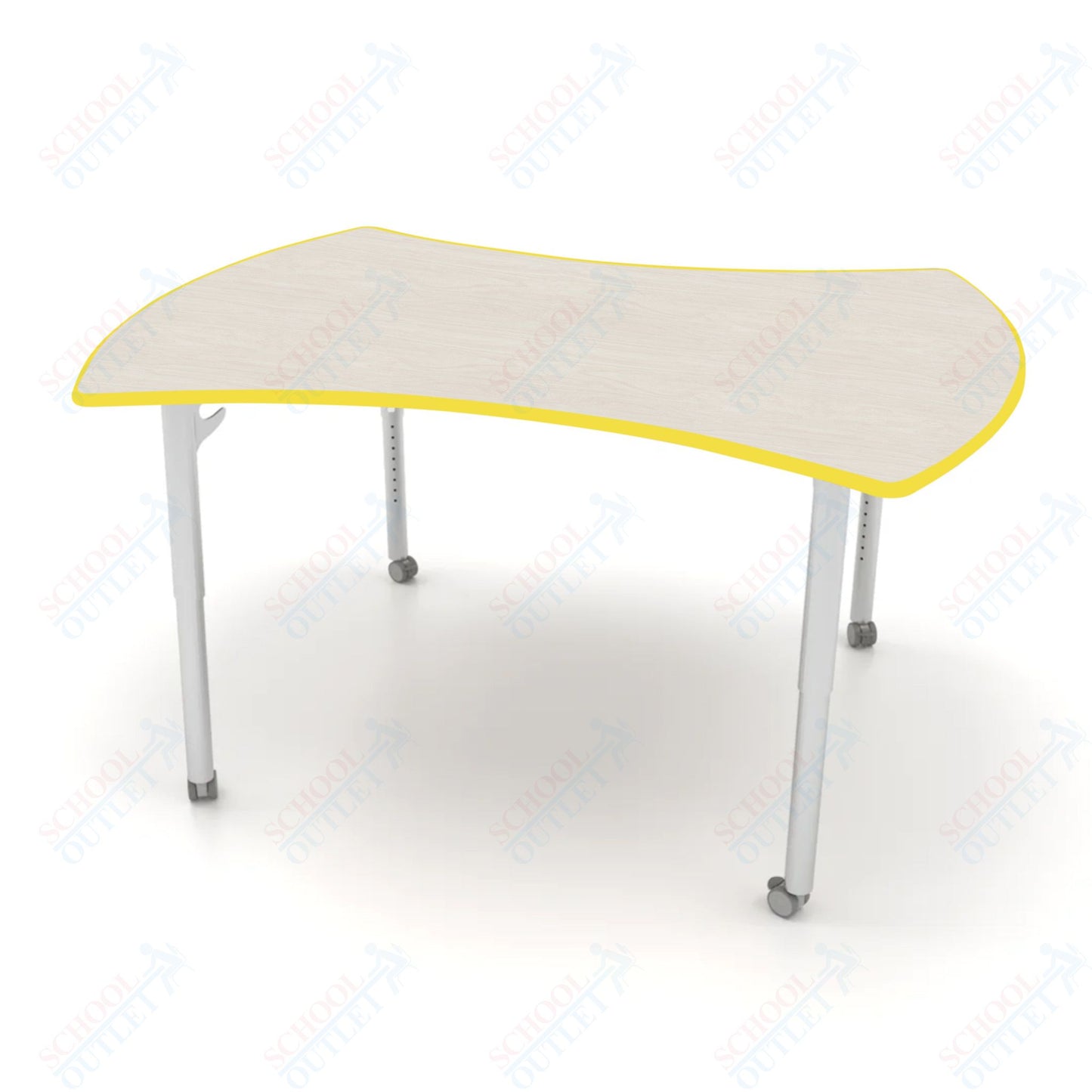 CEF ESTO Table 60" x 52" HPL on Particle Board w/ T-Molding Top and Adjustable Height Legs