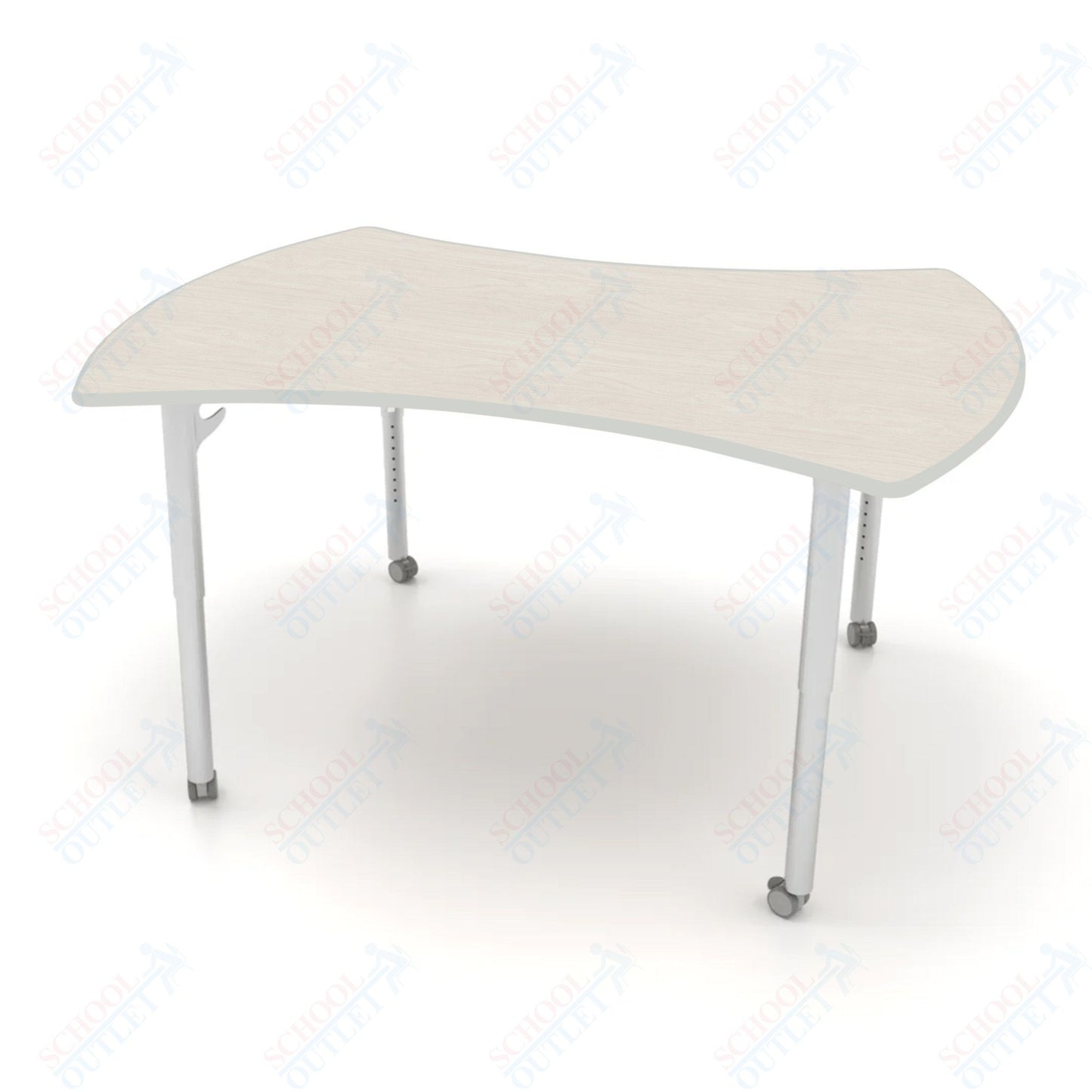 CEF ESTO Table 60" x 52" HPL on Particle Board w/ T-Molding Top and Adjustable Height Legs
