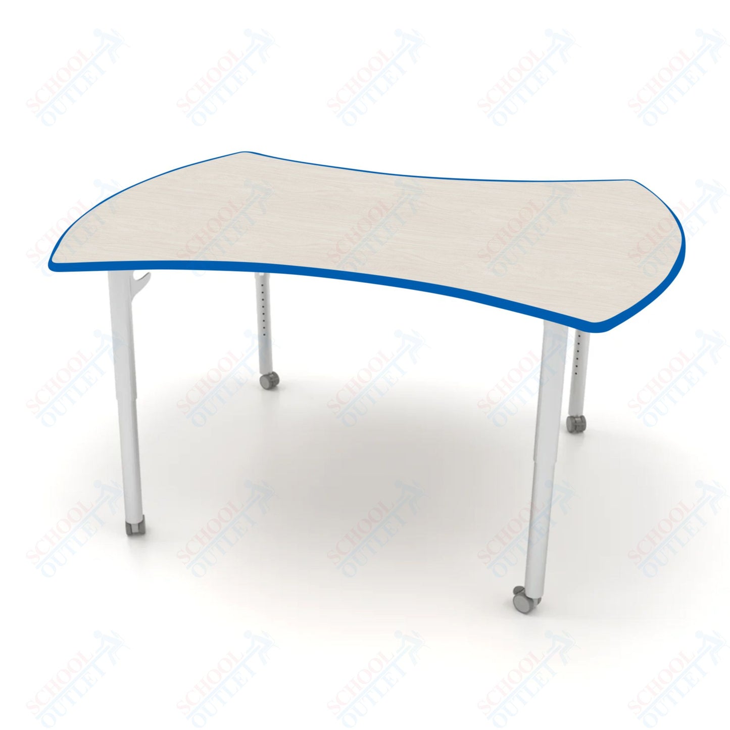 CEF ESTO Table 60" x 52" HPL on Particle Board w/ T-Molding Top and Adjustable Height Legs