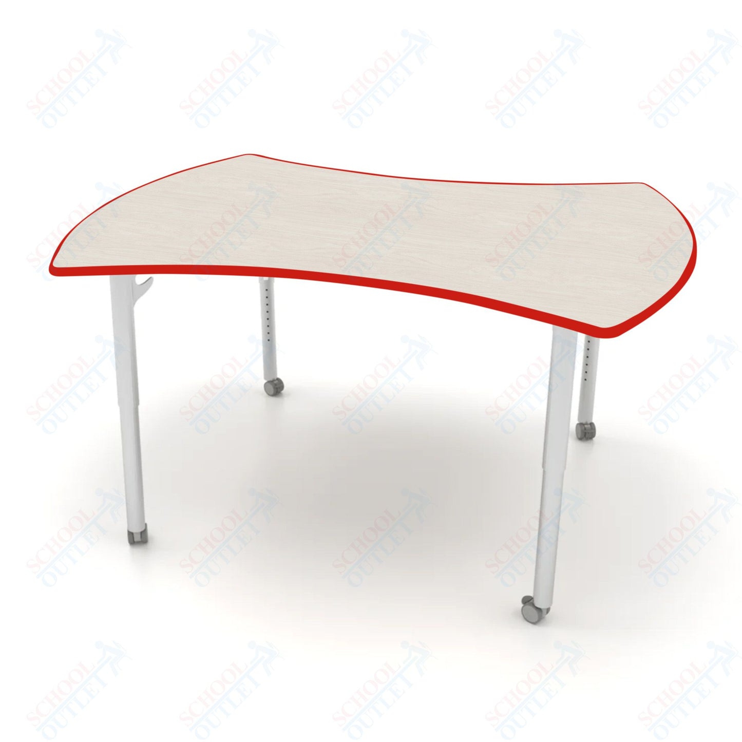CEF ESTO Table 60" x 52" HPL on Particle Board w/ T-Molding Top and Adjustable Height Legs