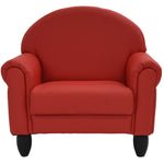 Children's Factory As We Grow Chair with Black Legs - Red (CF805-196)
