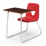 Virco 2440ELNBR - Chair Desk - 18