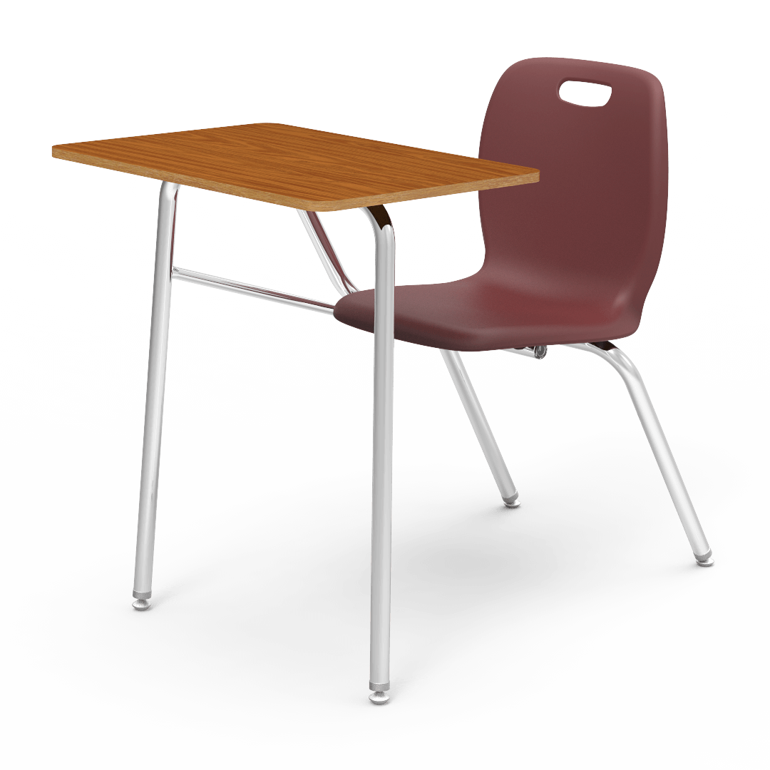 Virco N2 Series Combo School Desk - Laminate Top - No Bookrack (Virco N240NBR)