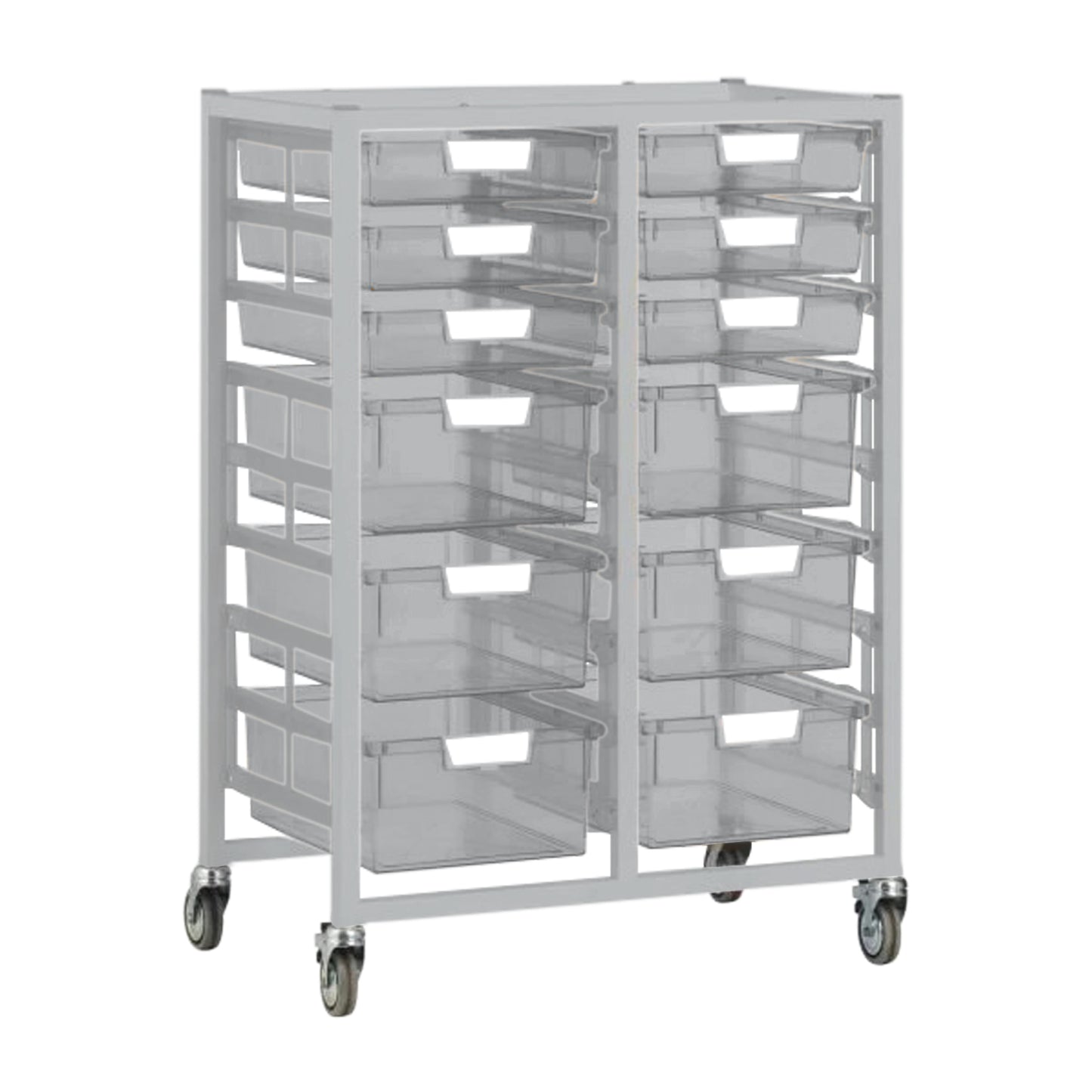 Certwood Swift Tower - Slim Line - 18 Module - Mobile Storage Cart  (CRT-CE2102)