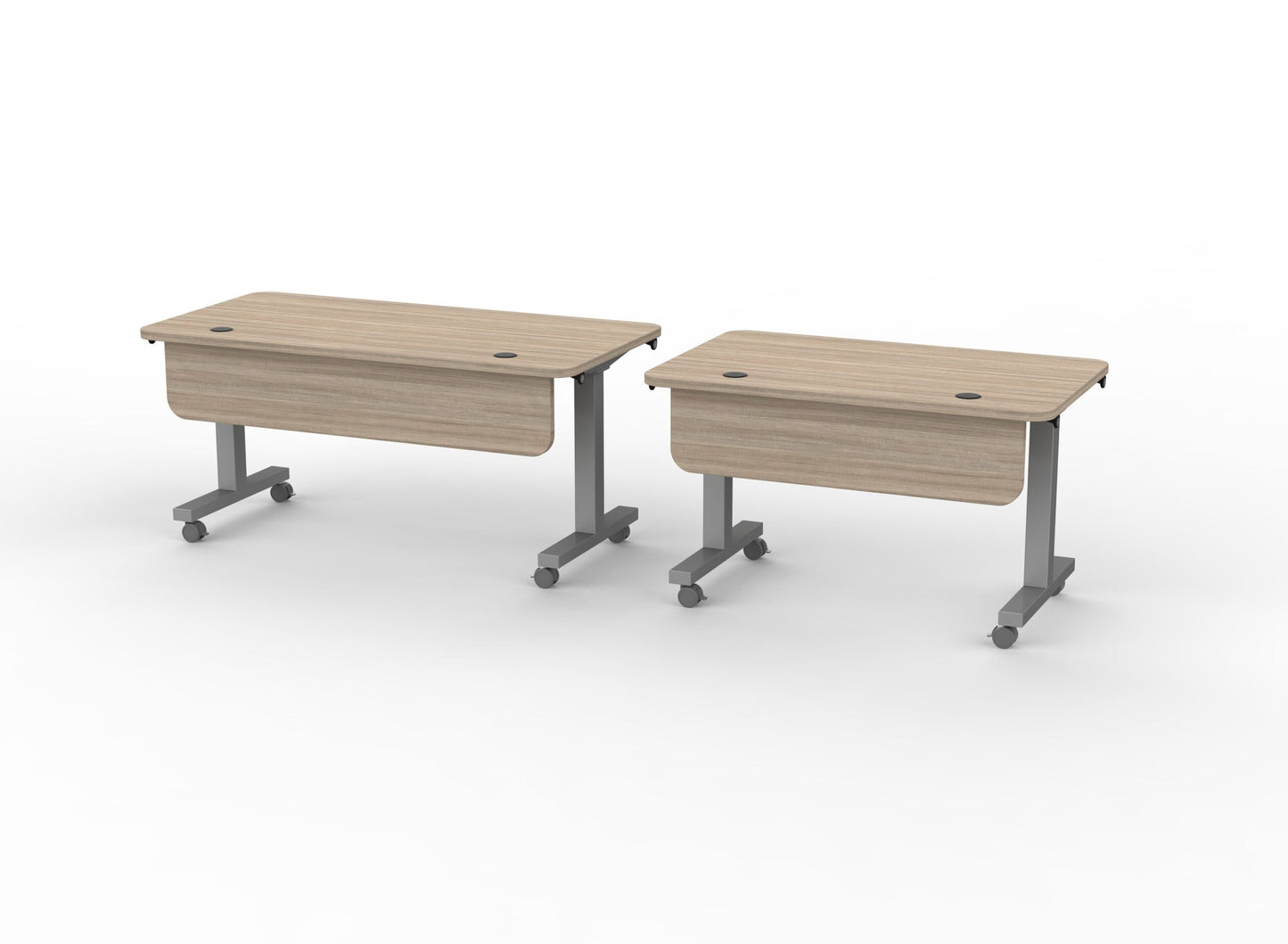 Marco Cue Height-Adjustable Teacher Desk with Mobile Podium - Pneumatic Sit-Stand Workstation 48"W x 30"D x 28"-42"H (MAR-371713-M)