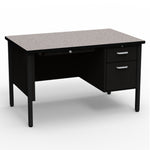 Virco 643 Single Pedestal Teacher Desk - 640 Series with a 30