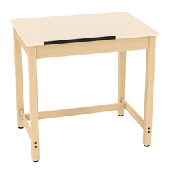 Diversified Woodcrafts Art / Drafting Table w/ 2 Piece Adjustable - 42"W x 30"D (Diversified Woodcrafts DIV-DT-60SA)