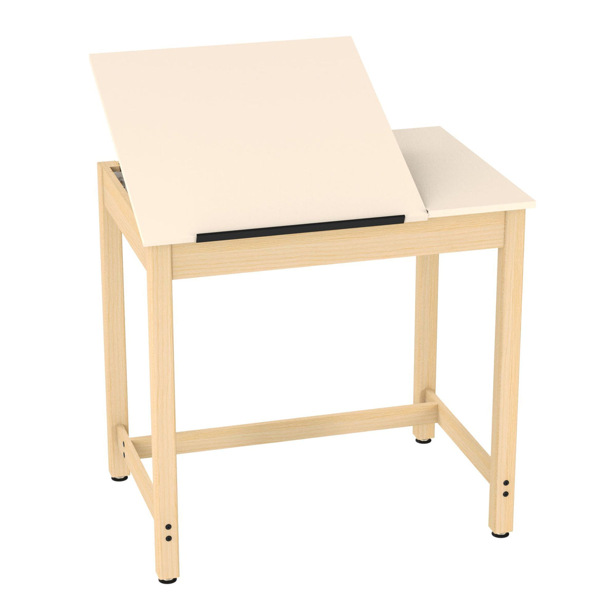 Diversified Woodcrafts Art / Drafting Table w/ 2 Piece Adjustable - 42"W x 30"D (Diversified Woodcrafts DIV-DT-60SA)
