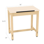 Diversified Woodcrafts Art / Drafting Table w/ 1 Piece Top - 36