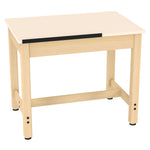 Diversified Woodcrafts Art / Drafting Table w/ 2 Piece Top - 36