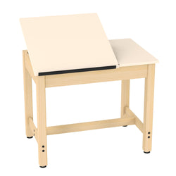 Diversified Woodcrafts Art / Drafting Table w/ 2 Piece Top - 36"W x 24"D x 30"H (DIV-DT-9SA30)