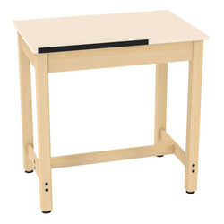 Diversified Woodcrafts Art / Drafting Table w/ 2 Piece Top - 36"W x 24"D x 36"H (Diversified Woodcrafts DIV-DT-9SA37)