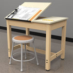 Diversified Woodcrafts Art / Drafting Table w/ 2 Piece Top - 36