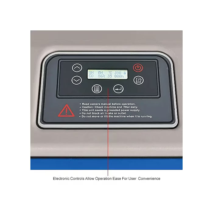 Global Industrial Low Grain Refrigerant Dehumidifier w/ Pump, 120V, 250 Pints (GLB-246704)