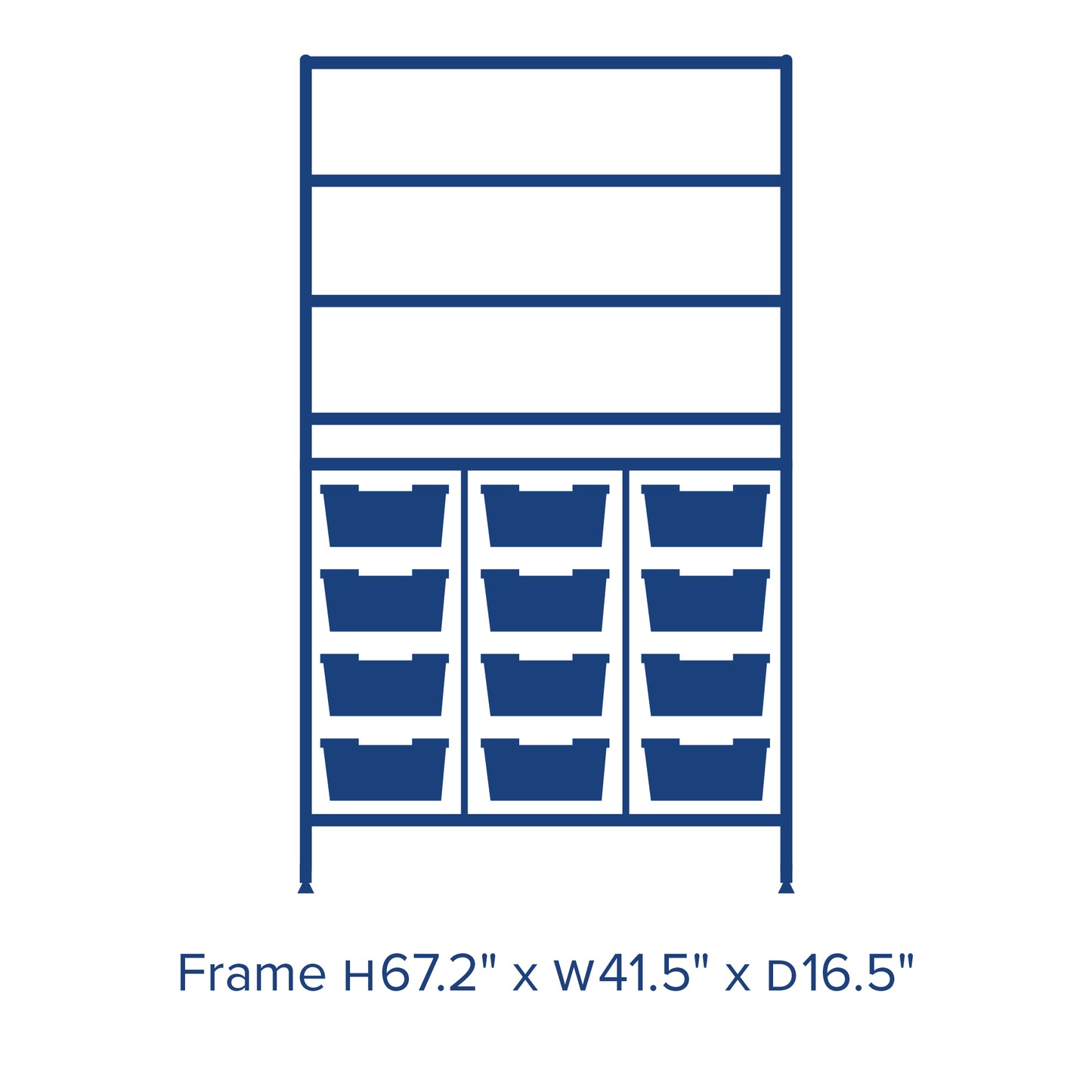 Gratnells Dynamis Lab & Healthcare Combo Cart Set Silver with 3 Shelves and 12 Deep Trays (GRA-DYAT344-XX-006)