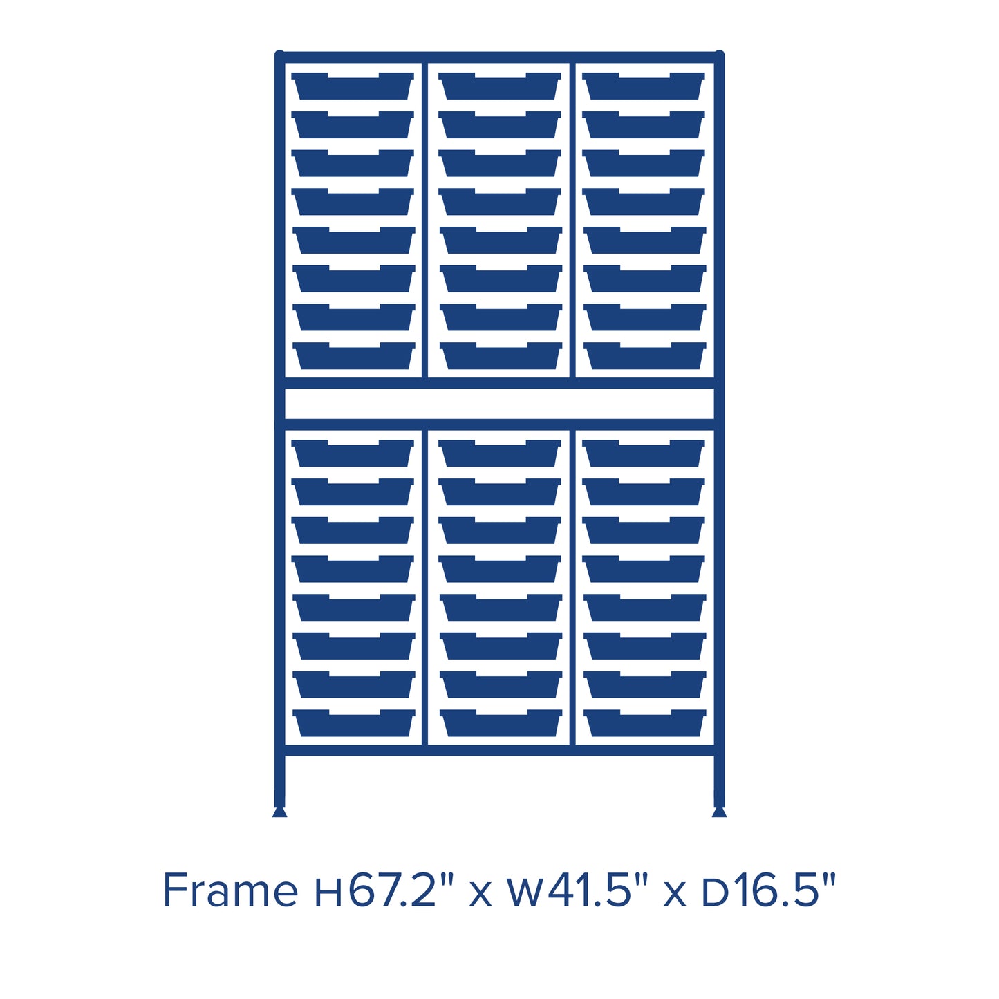 Gratnells Dynamis Lab & Healthcare Combo Cart Set Silver with 48 Shallow Trays (GRA-DYAT344-XX-001)