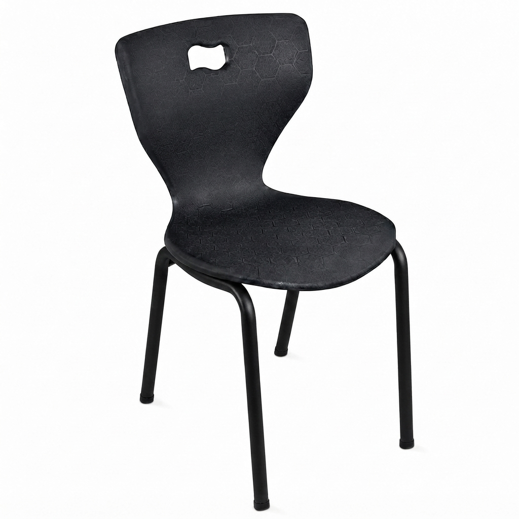 AmTab Ergonomic Engage 4-Leg School Chair for Preschool to 1st Grade - 15.3125"W x 14.25"D x 23.25"H with 12.25" Seat Height (AMT-ergoengage4legchair-1)