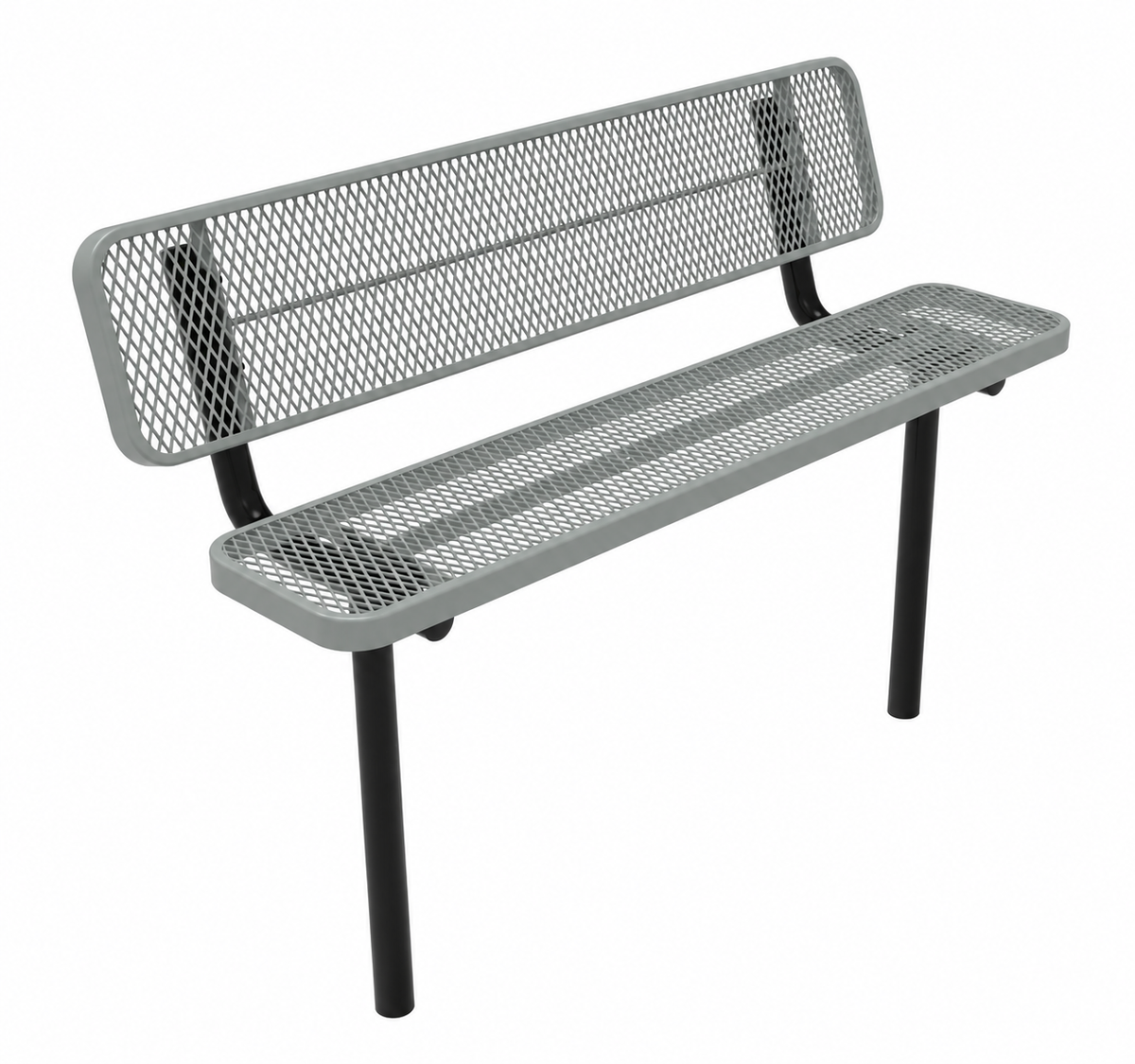 MyTcoat - Player's Outdoor Bench with Back - Inground Mount 6' L (MYT-BPY06-31)