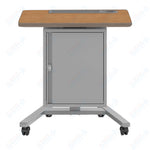 Haskell Education Fuzion Teacher's Lectern with Storage with Grommet - 22