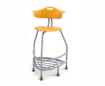 Haskell Education 360 Platinum frame Chair with Back & Bookbag Rack 30