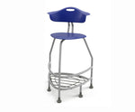 Haskell Education 360 Platinum frame Chair with Back & Bookbag Rack 30