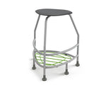 Haskell Education 360 Platinum frame Backless Chair with Bookbag Rack 30