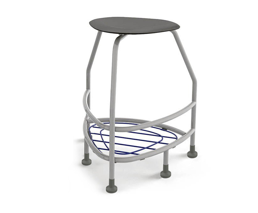 Haskell Education 360 Platinum frame Backless Chair with Bookbag Rack 30"H (TS5X1.30PL)