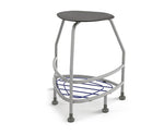 Haskell Education 360 Platinum frame Backless Chair with Bookbag Rack 30
