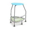 Haskell Education 360 Platinum frame Backless Chair with Bookbag Rack 30