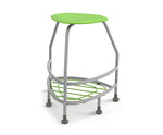 Haskell Education 360 Platinum frame Backless Chair with Bookbag Rack 30