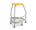 Haskell Education 360 Platinum frame Backless Chair with Bookbag Rack 30