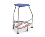 Haskell Education 360 Platinum frame Backless Chair with Bookbag Rack 30