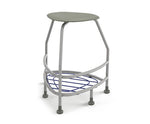 Haskell Education 360 Platinum frame Backless Chair with Bookbag Rack 30
