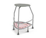 Haskell Education 360 Platinum frame Backless Chair with Bookbag Rack 30