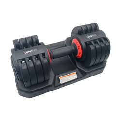 Champion Sports JFIT Adjustable Dumbbell Set with Storage Cradle 6.6lb to 55 lb (CMP-J-ADJDB55)